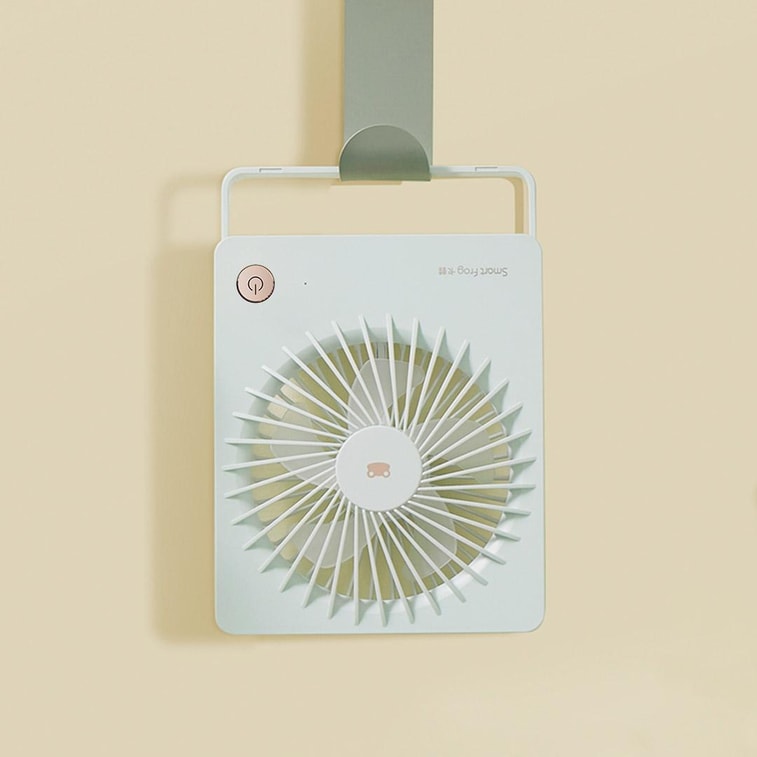 【中国直邮】小米有品卡蛙桌面充电USB迷你风扇 充电款 奶油杏 5