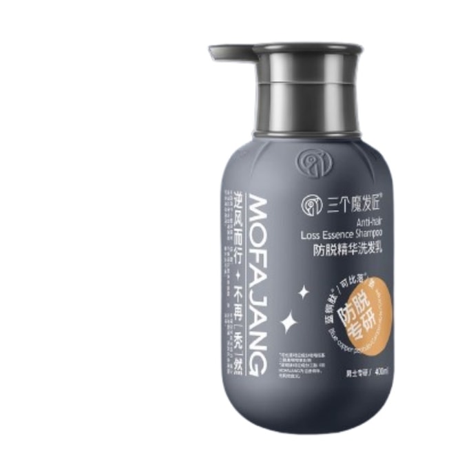 【중국 직송】 Three Magic Hairdressers 코발라 진저 탈모 방지 샴푸 남성용 오일 컨트롤 플러피 헤어 샴푸 400ml