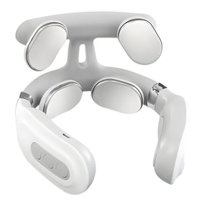 Neck Massager with Heat - Deep Muscle Activation, 6 Modes, 15 Intensities, Hands-Free, Ergonomic Design, Quiet Relaxation