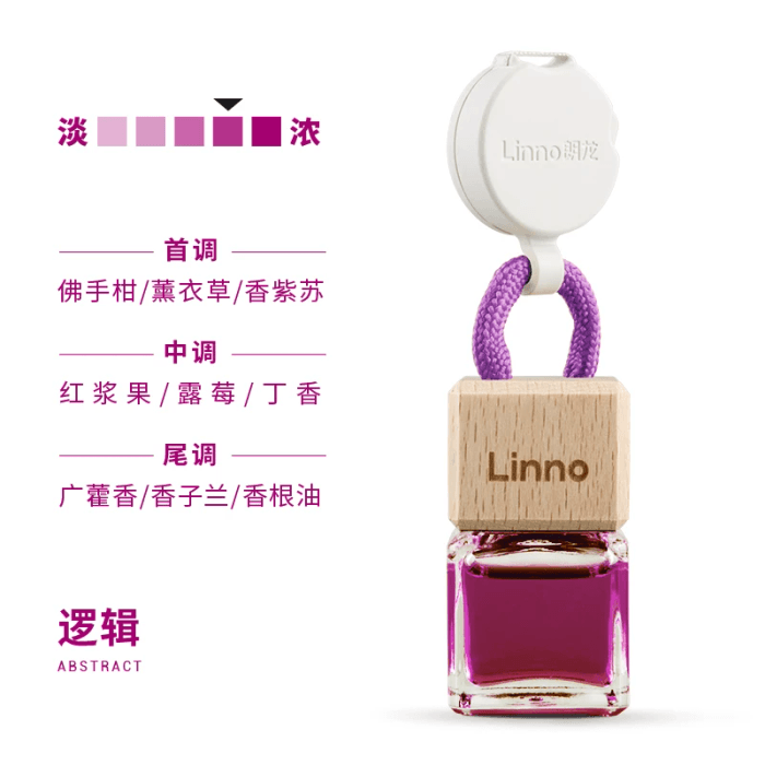 Langlong Car Air Freshener Hanging Pendant Long-Lasting Fragrance Cube Strong Scent 1 Bottle