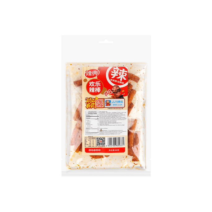 Jiangxi Mala Latiao - Spicy Soybean Snack Strips, 2.82oz