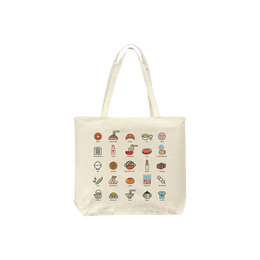 Yami Exclusive Canvas Tote Bag Off White