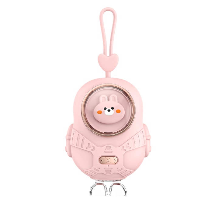 Creative Cute Pet Self-heating Baby Hand Warmer Mini Compact Portable Handheld Two Speed Thermostat USB Charging Pink