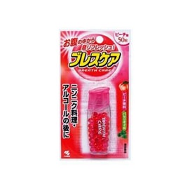  日本 KOBAYASHI小林製藥 breathcare口氣清新爆珠丸蜜桃味 50粒