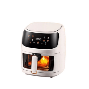 110V See-Through Air Fryer Home Use Multi-Functional All-in-One Electric Oven & Fryer Smart Large-Capacity Small Appliance White One Unit