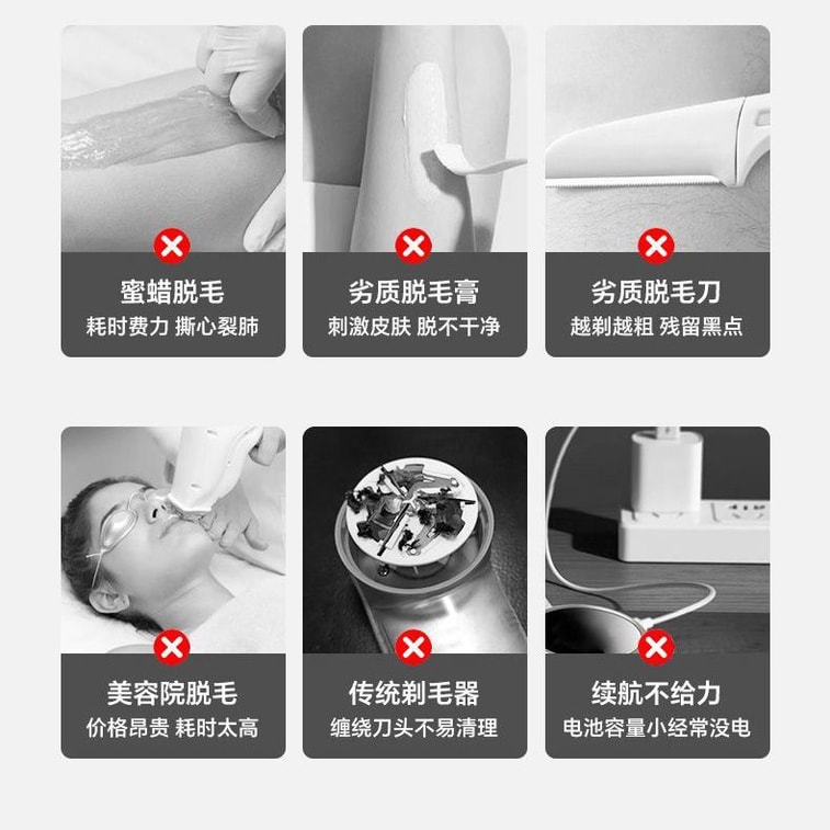 다이미로이 무통 전기 제모기 (습식/건식) - 남녀 공용, 음모 트리머, 체모 제거, 다리털 제거, 사타구니 제모 기능 포함 (베이지, 1개, 충전식) 4