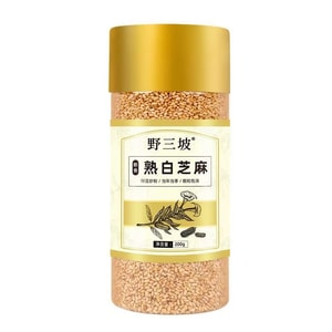 Farm-quality Roasted White Sesame, No Washing Needed, Ready To Eat, Freshly Roasted, Assorted Grains, 200g*1 Jar