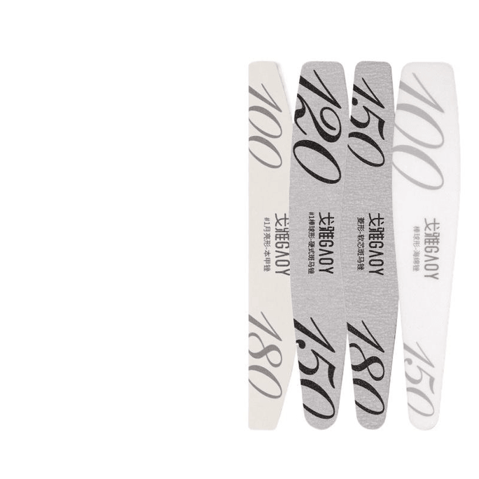 A Complete Set Of 4-Piece Nail Files, Nail Polish Strips And Nail Care Tools *1 Piece