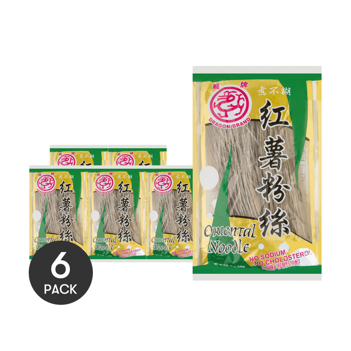 Sweet Potato Noodles - No Sodium, No Cholesterol, 12oz *6【6 Packs】