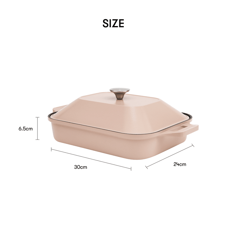 BRIO 스팀 그릴 팬(뚜껑 포함) 핑크 6