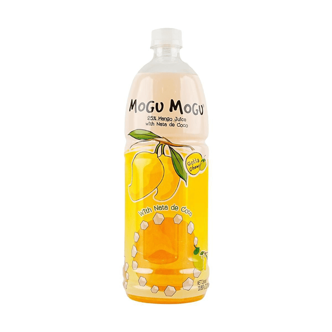 泰國MOGU MOGU魔谷 芒果椰果汁 1L