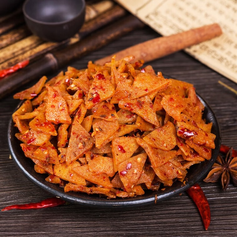 【中國直郵】 步步為贏 【香乾子50gX2包】豆腐乾麻辣零食湖南特產零食豆乾香辣小吃零食 香乾子50gX2包 6