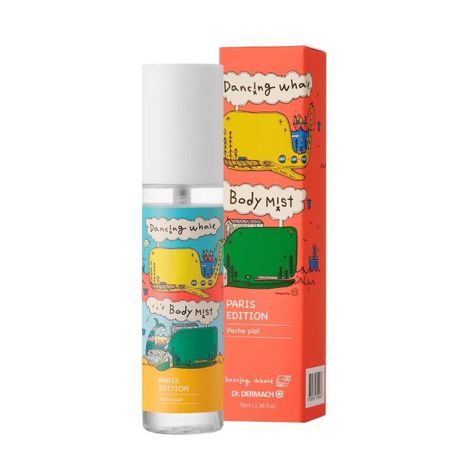 Peche Plat Body Mist – Vegan Fruity Hydration Spray 70ml