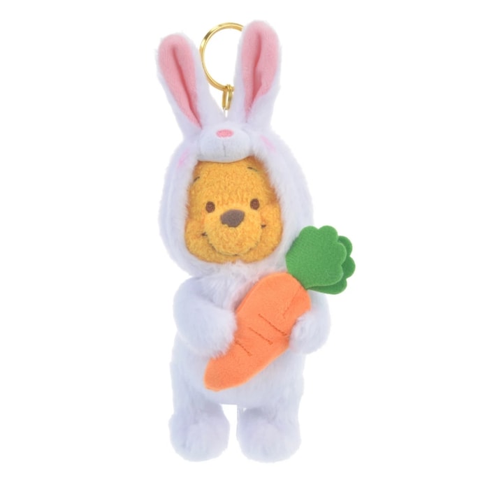 【日本直郵】日本東京迪士尼DISNEY 兔年限定款 節日禮物 聖誕禮物 東迪版 白兔 維尼 鑰匙扣版 1個裝 18×6.5×9(cm)