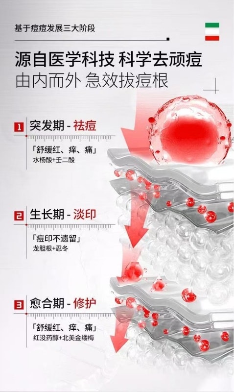 广药白云山 [直邮] 白云山 壬二酸清痘祛痘膏15g