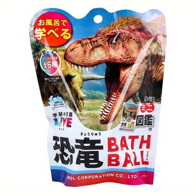 Bath Ball Bath Bomb Blind Bag Gakken Illustrated Live Dinosaur 1pc Random style
