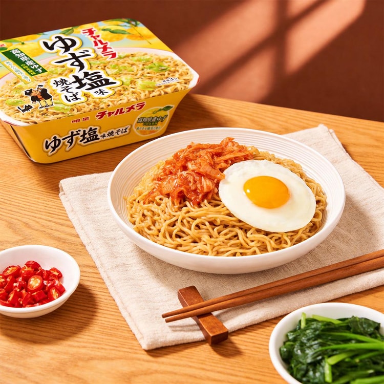 MYOJO Charumera Yuzu Shio Yakisoba – Japanese Style Instant Stir