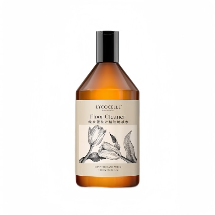 LYCOCELLE Blue Eucalyptus Essential Oil Scented Floor Cleaner Gardenia And Jasmine Flavor 750ml