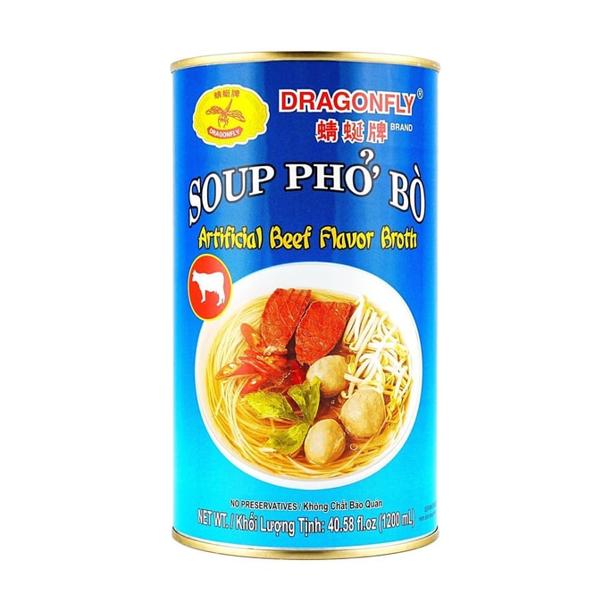 Soup For Pho Bo - Artificial Beef Flavor Broth , 40.58 fl oz