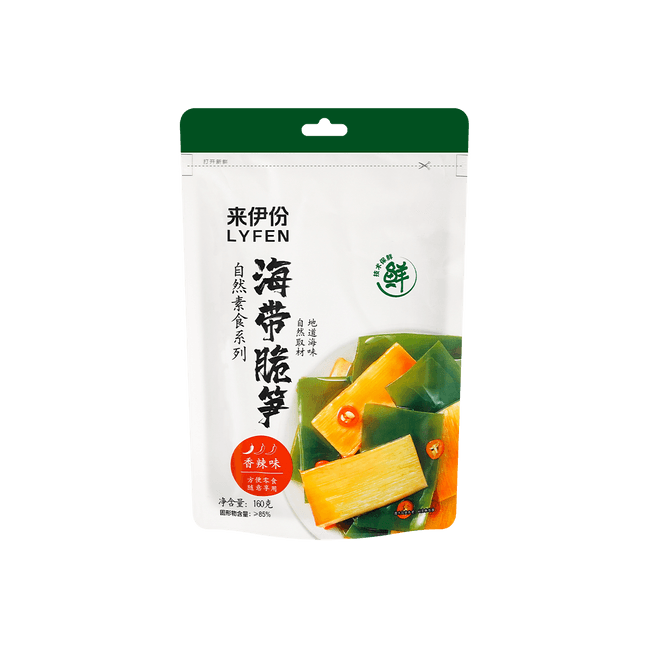 Kelp Crisp Bamboo Shoots ,Spicy Flavor , 5.6 oz