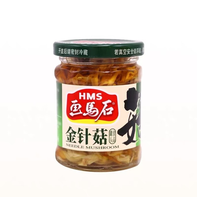 Hua Ma Shi Enoki Mushroom Canned 170g*1 Jar