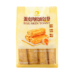 CC STAR 肉松蛋皮吐司 4枚入 340g【营养早餐】