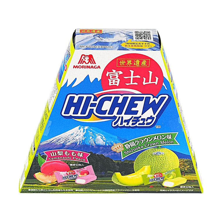 日本HI-CHEW  富士山限定 果汁夹心软糖 山梨水蜜桃&静冈皇冠蜜瓜味 86g 5