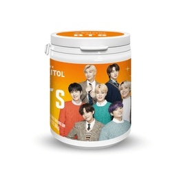 BTS X LOTTE Xylitol Sugar Free Chewing Gum Orange Flavor86g
