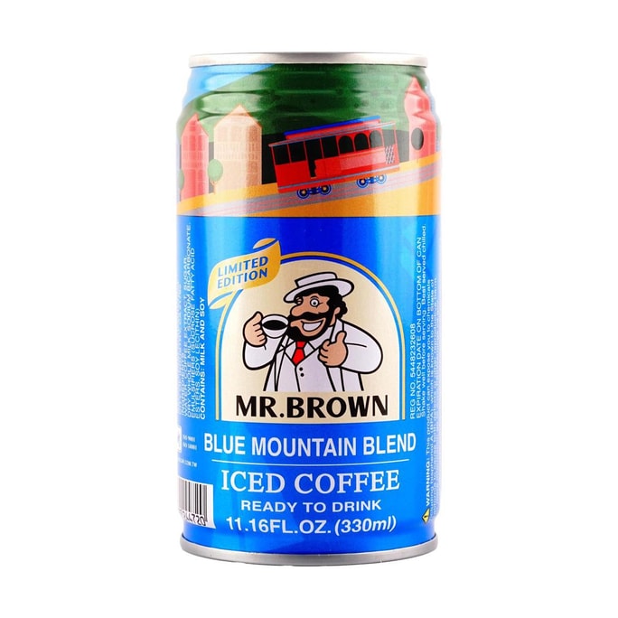 台湾MR.BROWN伯朗 蓝山咖啡 经典美式黑咖饮料 330ml【旧金山城市限定】