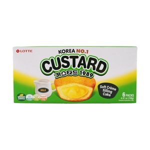 韩国LOTTE乐天 奶油蛋黄派 6枚入 138g