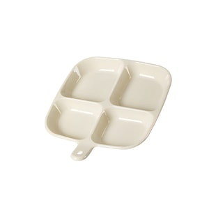 Multi-Functional Hot Pot Flavor Plate White/Pc
