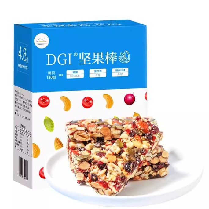 【中国直送】DGI Nutritional Meal Replacement Daily Nut Bar 180g/Box エネルギーバー スクロース0 フルプロテインバー 妊婦向け健康スナック