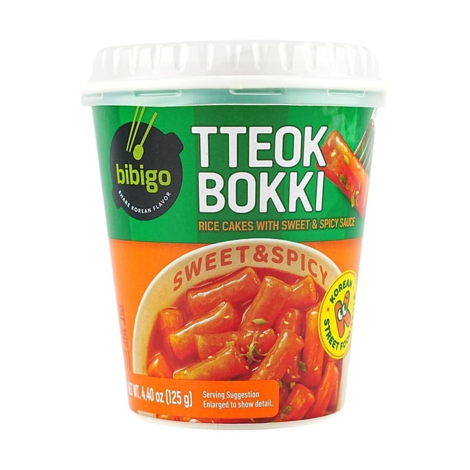 OG Packaging Tteokbokki Cup Sweet & Spicy 125g