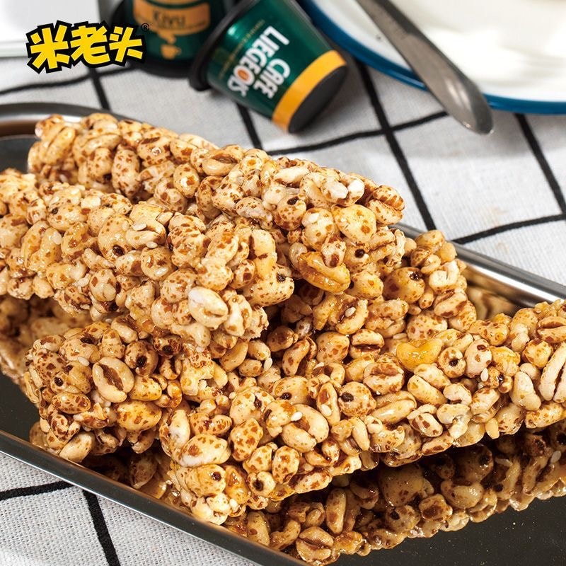 【中國直郵】 健康其他 米老頭 麥通 芝麻口味 338g*1袋