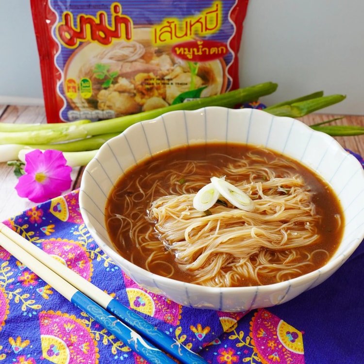 MAMA Instant Rice Vermicelli, Moo Nam Tok ,Spicy Pork Flavor