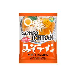 SAPPORO ICHIBAN Instant Japanese Ramen Miso Flavor 101g
