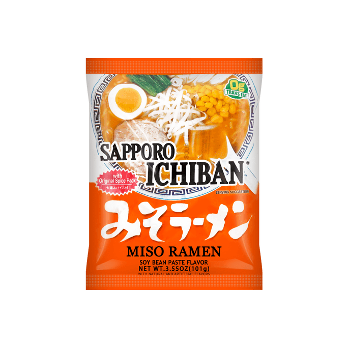 SAPPORO ICHIBAN 일본 인스턴트 라면 된장맛 101g