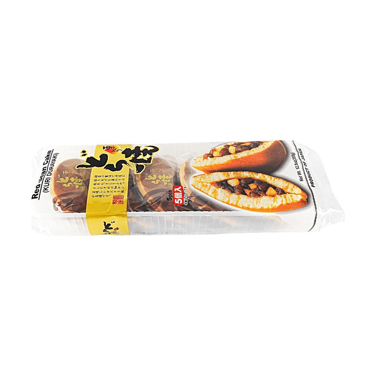 栗と小豆のどら焼き - 甘い詰め物入りパンケーキ、340g 4