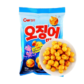 Squid Peanut Ball Snack Original Flavor 90g