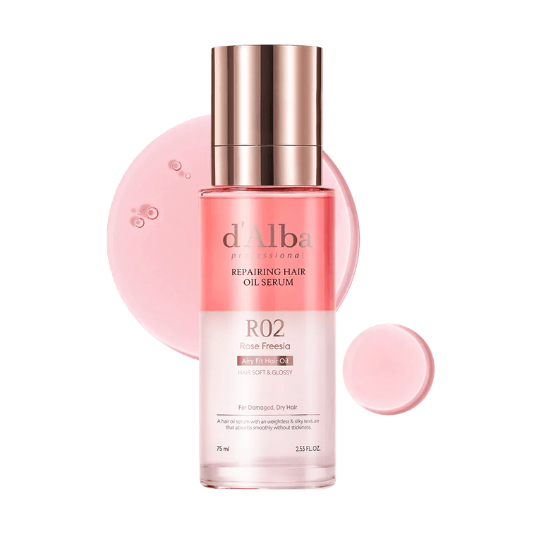 Professional Hair Oil R02 Rose & Freesia Scent 2.54 fl oz 6