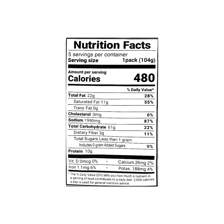 MASTER KONG Hot & Spicy Beef Ramen - Instant Noodles 5 Packs* 3.66oz 8