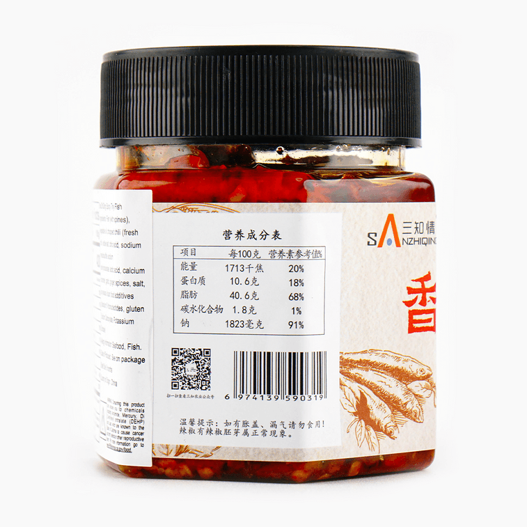 三知情 辣魚仔 下餐 280g 3