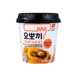 韩国YOPOKKI 炒年糕 明太子蛋黄酱口味 杯装 118g 【微波加热 2分钟即食】