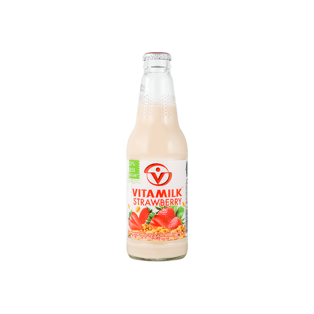 商品详情 - 【人气豆奶No.1】泰国Vitamilk维他奶 草莓味豆奶 300ml - image  0