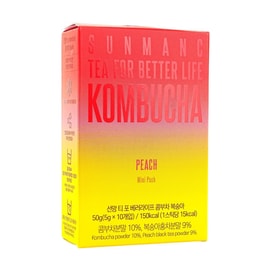 Sunmanc Kombucha Powdered Drink Mix Peach
