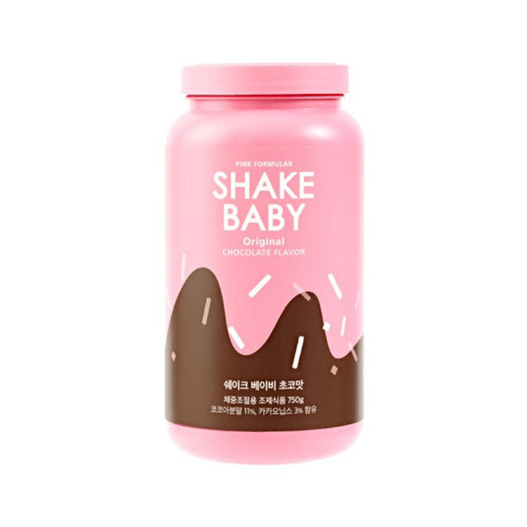 韓国 SHAKE BABY 減量シェイク チョコレート風味 プロテイン 750g - Yami