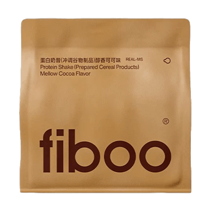 FIBOO 爆料超模蛋白代餐奶昔 轻食代餐营养食品  主食速食代餐 400g #醇香可可味  低卡 清爽酸奶碗/饱腹叶麦杯/营养奶昔碗【每40g含蛋白质9.1g】