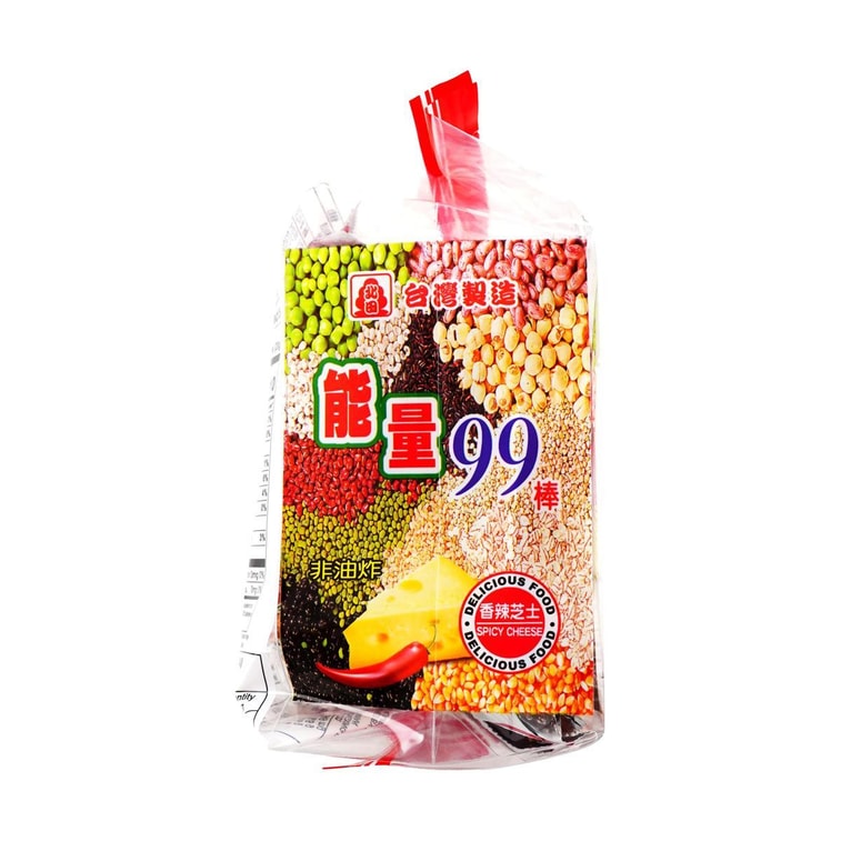 台湾北田 能量99棒 糙米谷物卷 香辣芝士味 180g 4