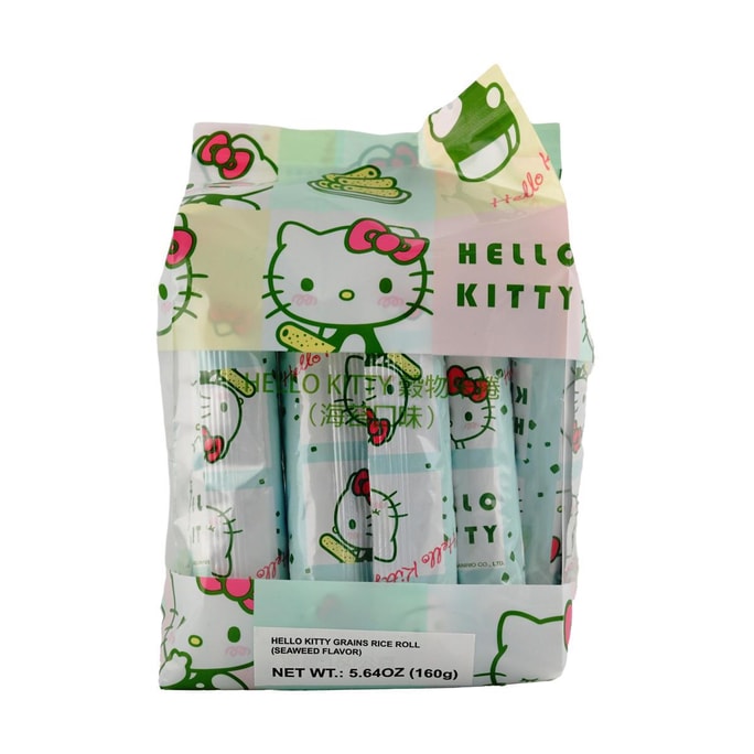 Hello Kitty Grains Rice Roll Seaweed Flavor 5.64 oz
