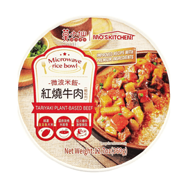 莫小仙 MO'SKITCHEN 微波米饭 素红烧牛肉饭 360g【植物基素肉】【加热即食】